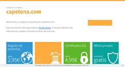 Desktop Screenshot of capetona.com