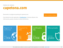 Tablet Screenshot of capetona.com